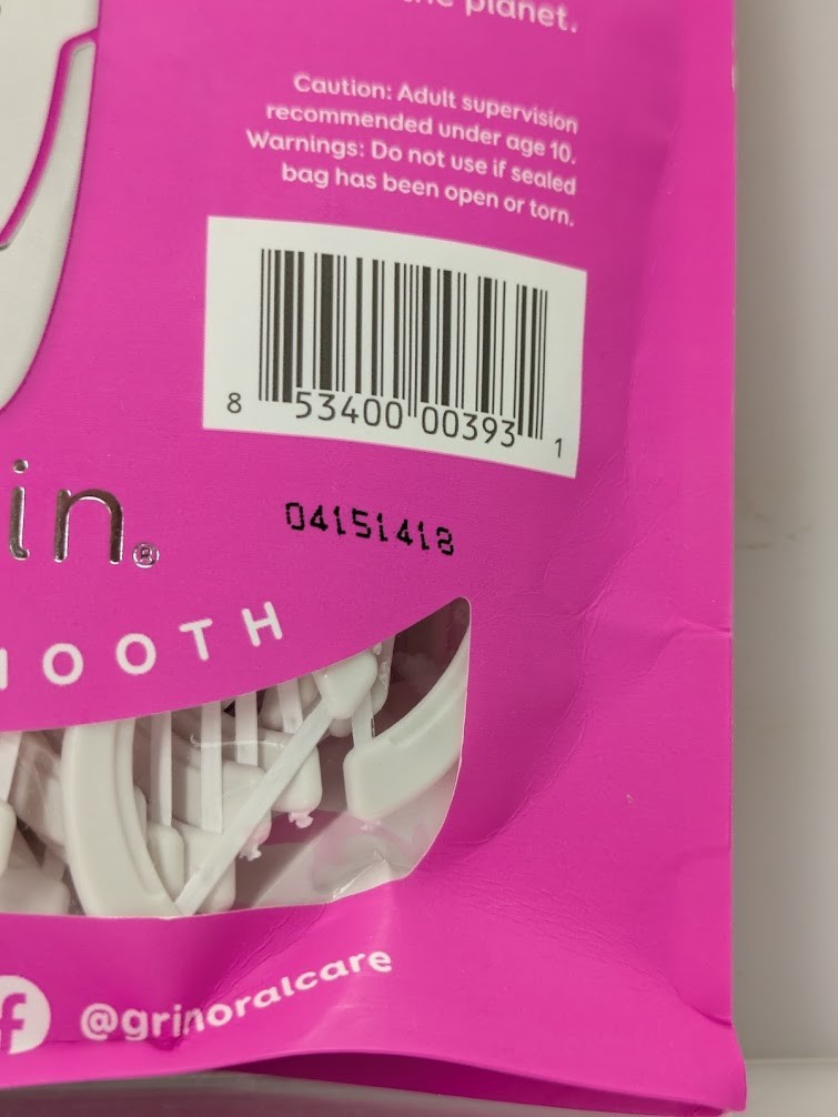 Gentle Dental Floss Tape Pack of 4 - Floss Picks for Gums & Food Removal
