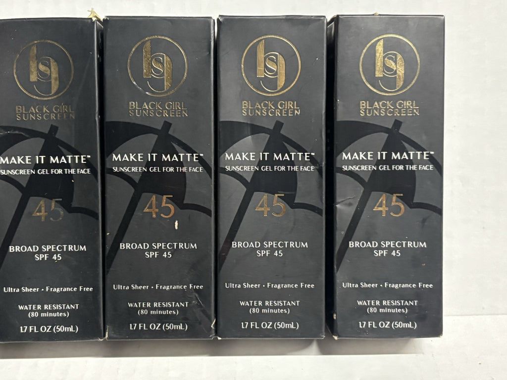 Black Girl Sunscreen Matte SPF 45 Sunscreen - 7 Pack, 1.7oz each