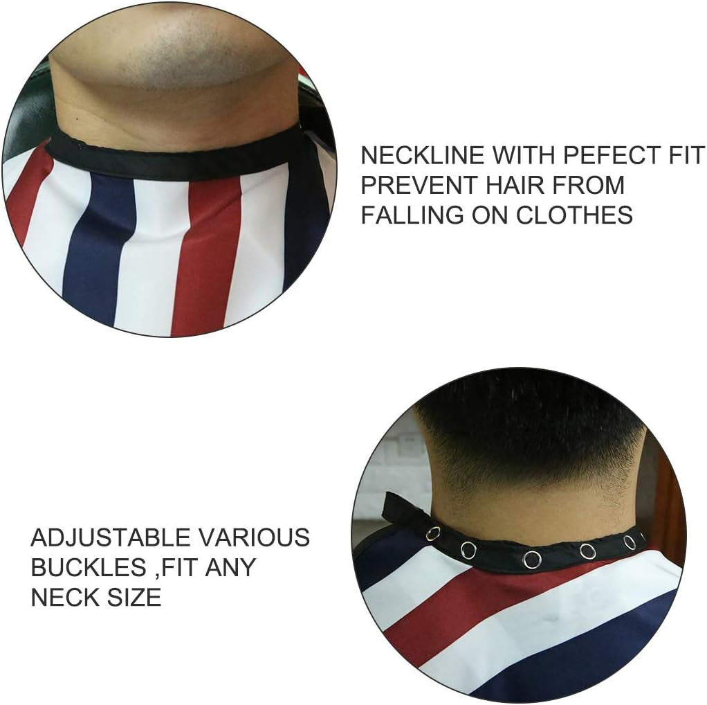 Professional Waterproof Hair Cutting Cape with Snap Closure - 50x60 Inches