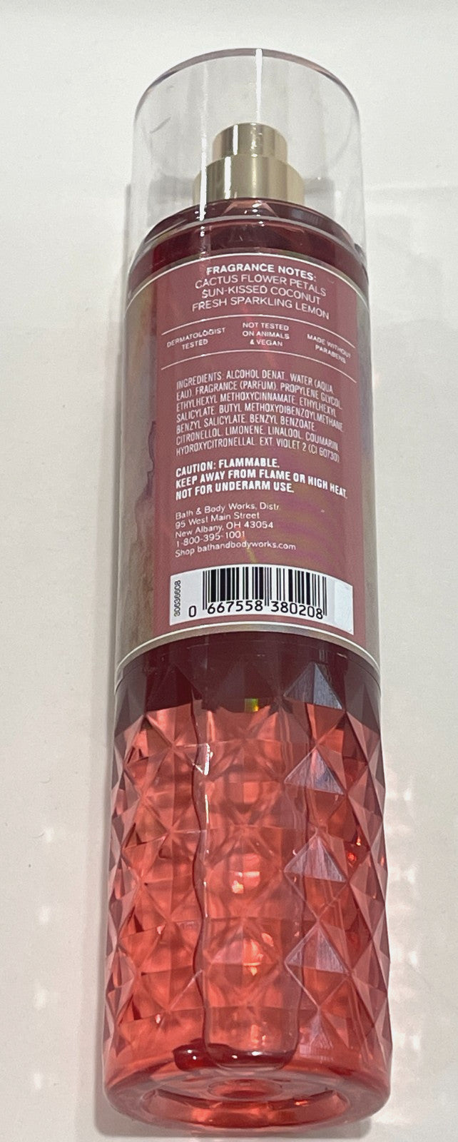 Bath & Body Works Cactus Blossom Body Mist 8 oz / 236 ml - Fresh Scent