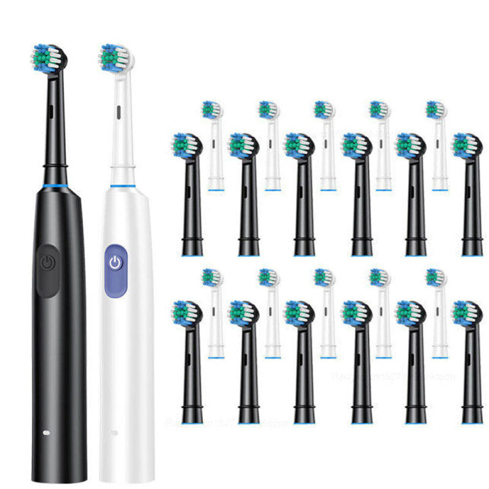 Electric Toothbrush Rechargeable 5 Modes with 4 Brush Heads - USB Type-C