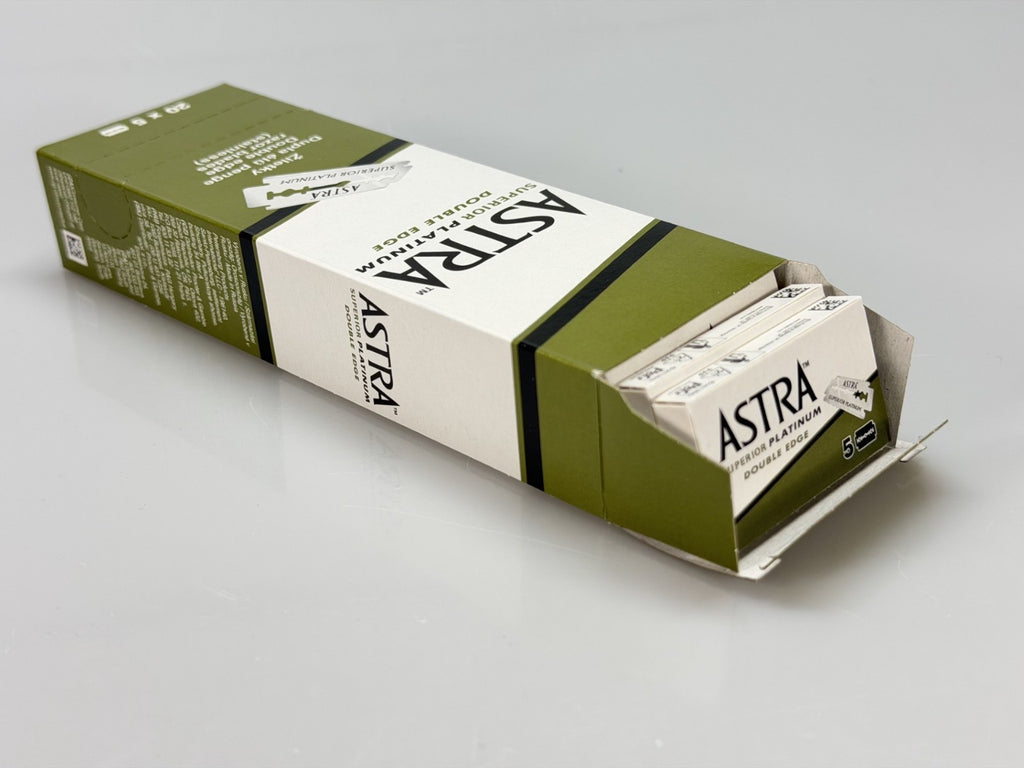 300 Astra Superior Platinum Double Edge Safety Razor Blades - Made in Russia