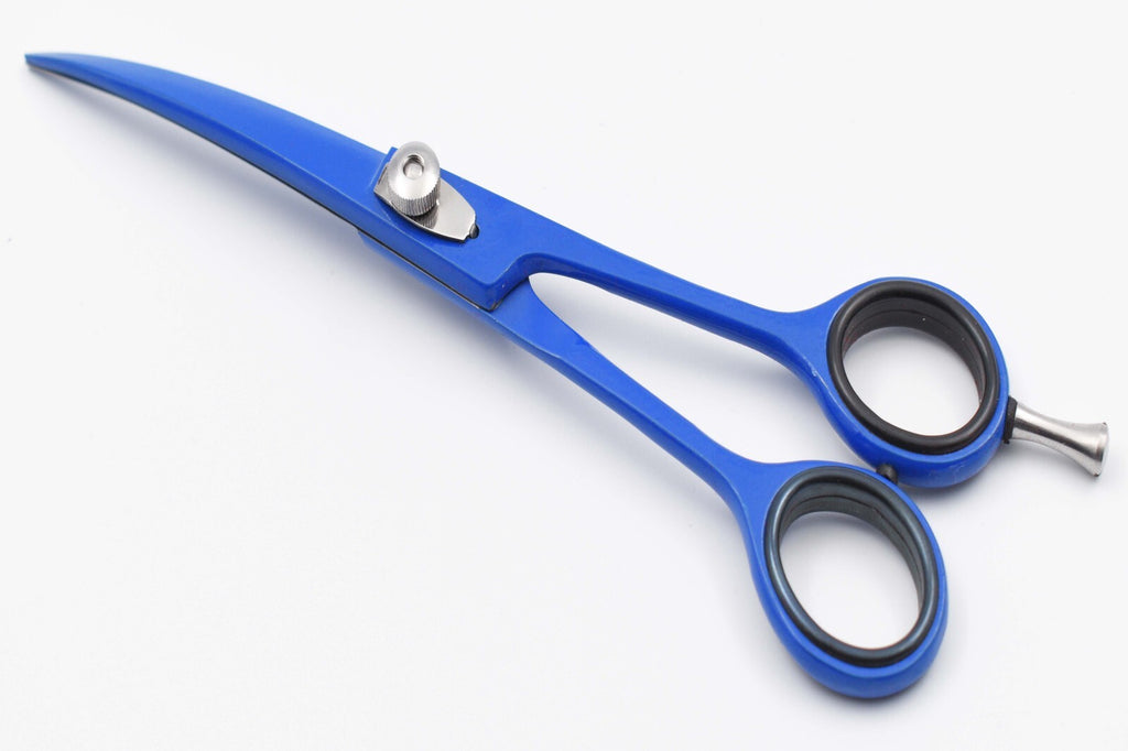 Professional Pet Grooming Scissors 6-Inch Downward Blade Shears for Salons