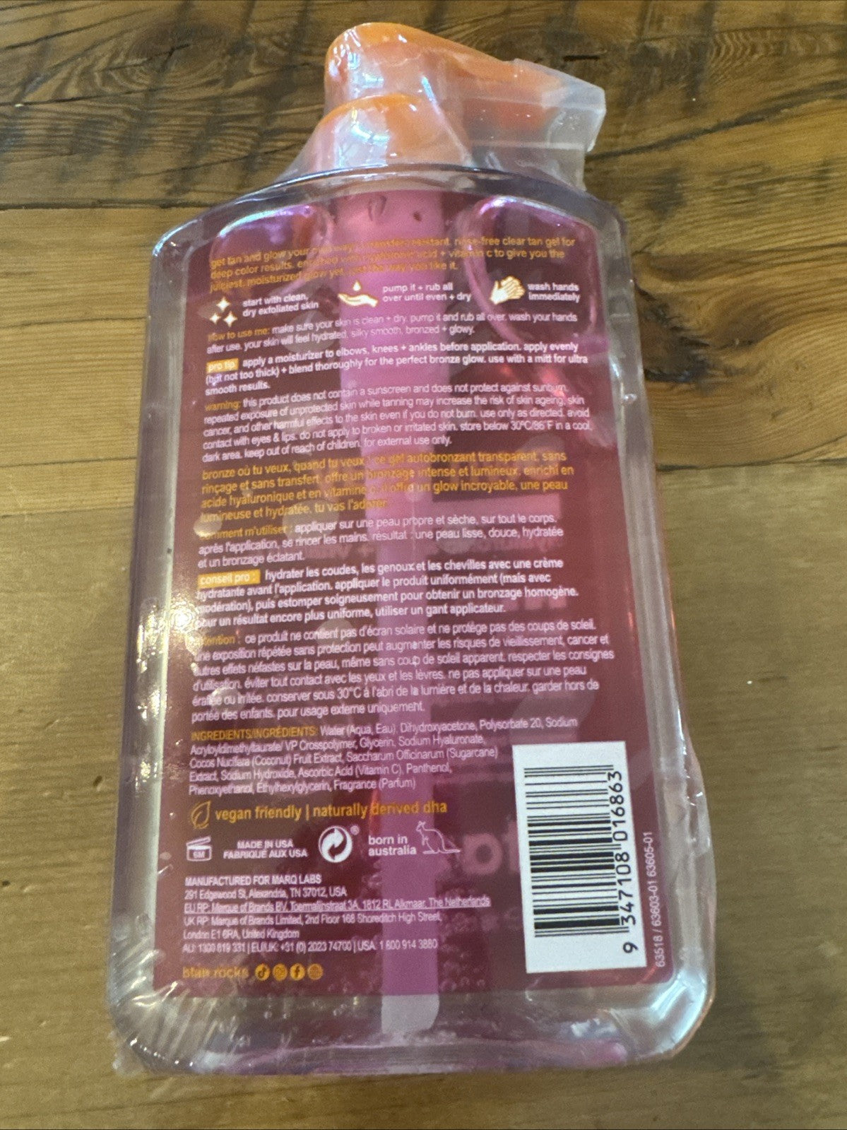 Transfer-Resistant Self Tanning Gel 16oz | Clear Glow Your Own Way