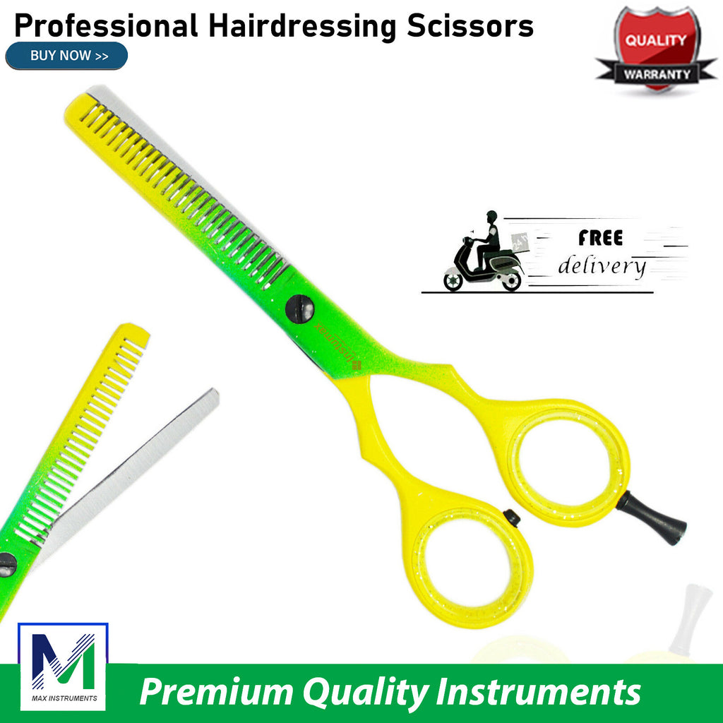 Professional Hair Cutting Thinning Scissors - 5.5 Inch Barber Shears