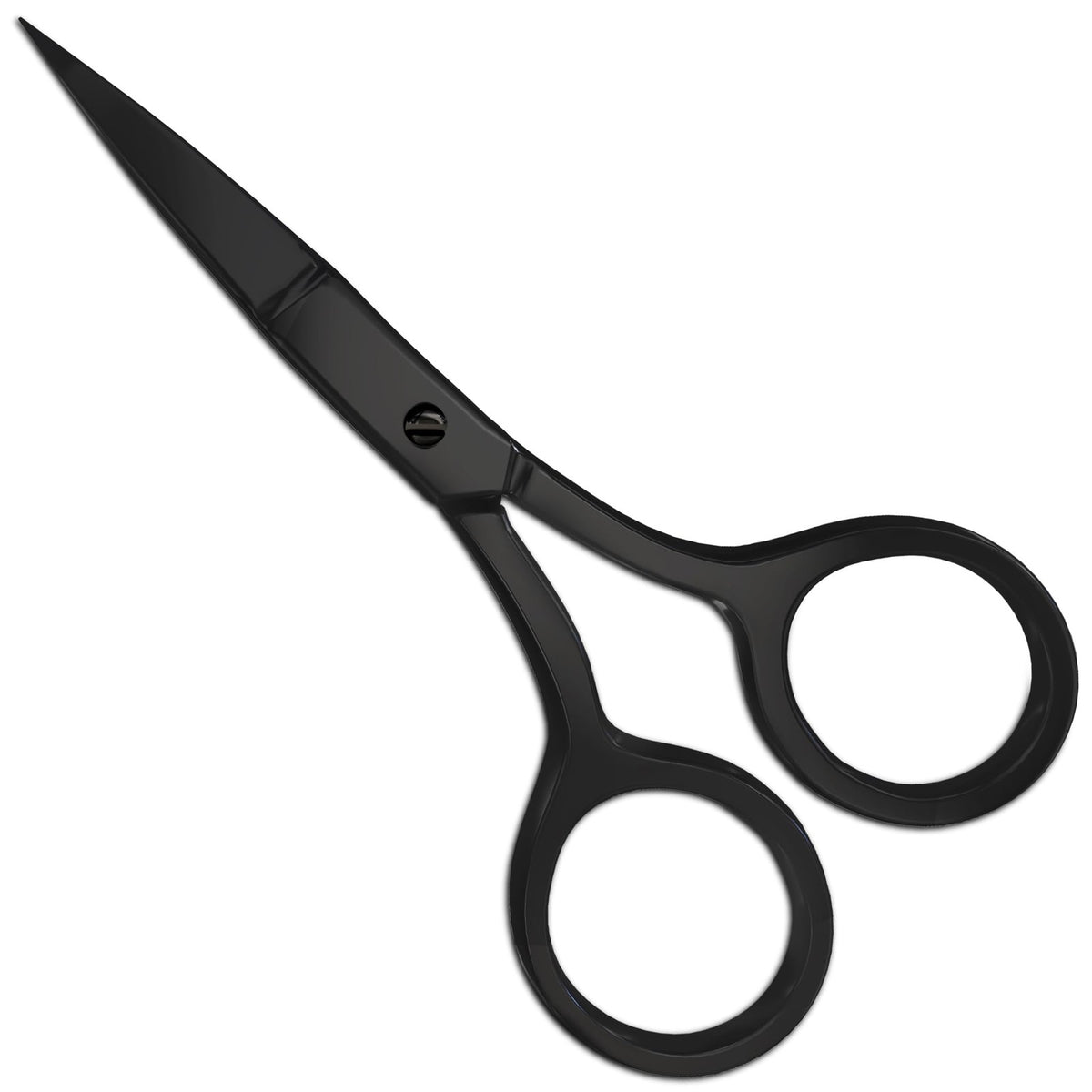 Eyebrow Scissors - Professional Stainless Steel Small Shears Black