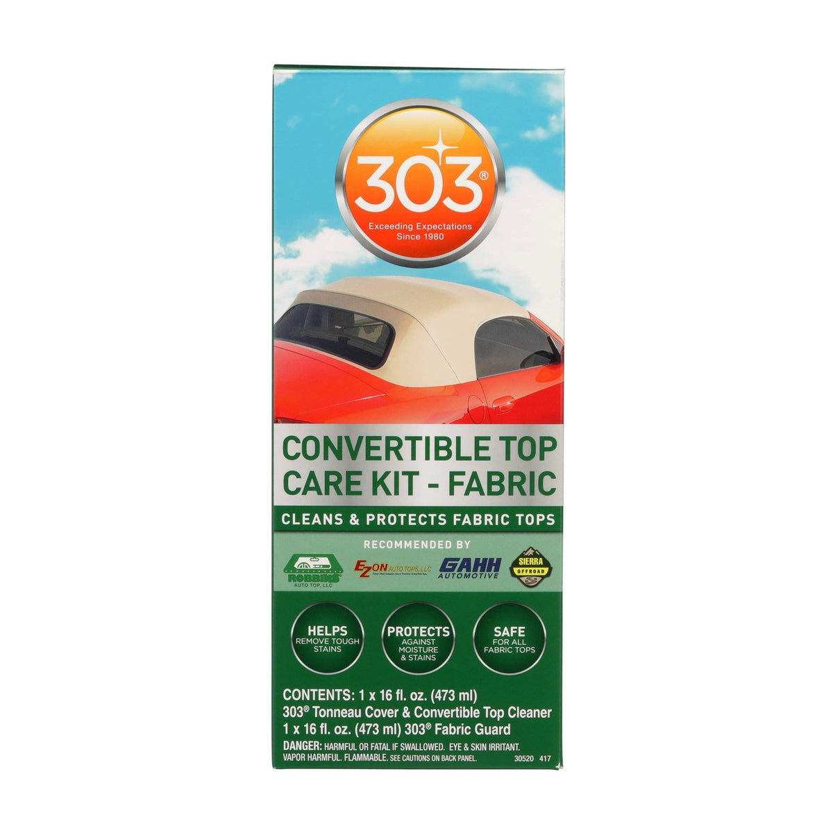 Fabric Waterproofing & Cleaning Kit for Convertible Tops - 32 fl oz