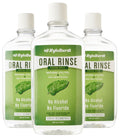 XyloBurst Fresh Breath Mouthwash with Natural Xylitol 3 Pack - Alcohol-Free, Fluoride-Free, Cooling Mint