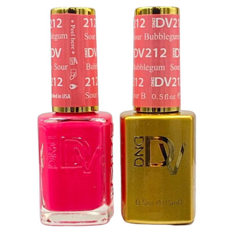 DND Duo Gel & Nail Lacquer - Sour Bubblegum - 212
