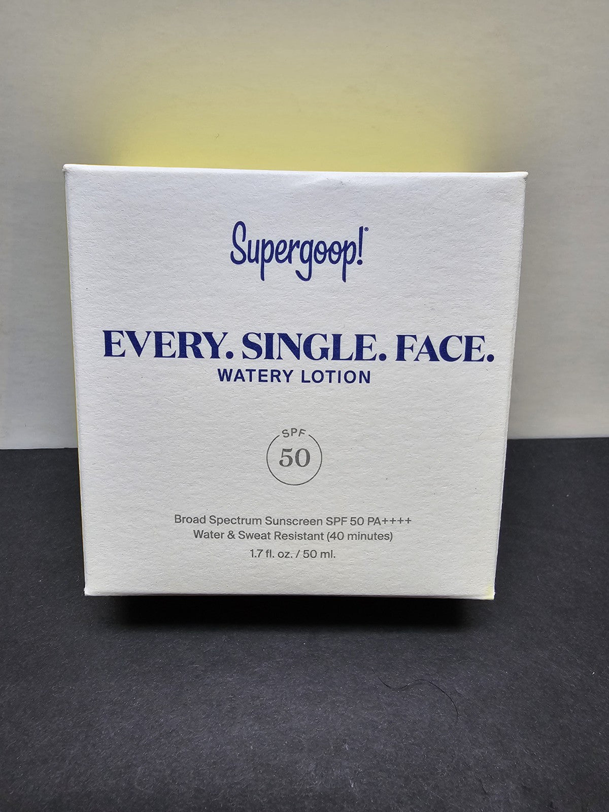 SPF 50 Waterproof Face Lotion with Hydrating Watery Formula - 1.7 Oz