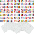 Airbrush Nail Art Stencil Set with 240 Designs - Reusable Templates for Nail Decoration