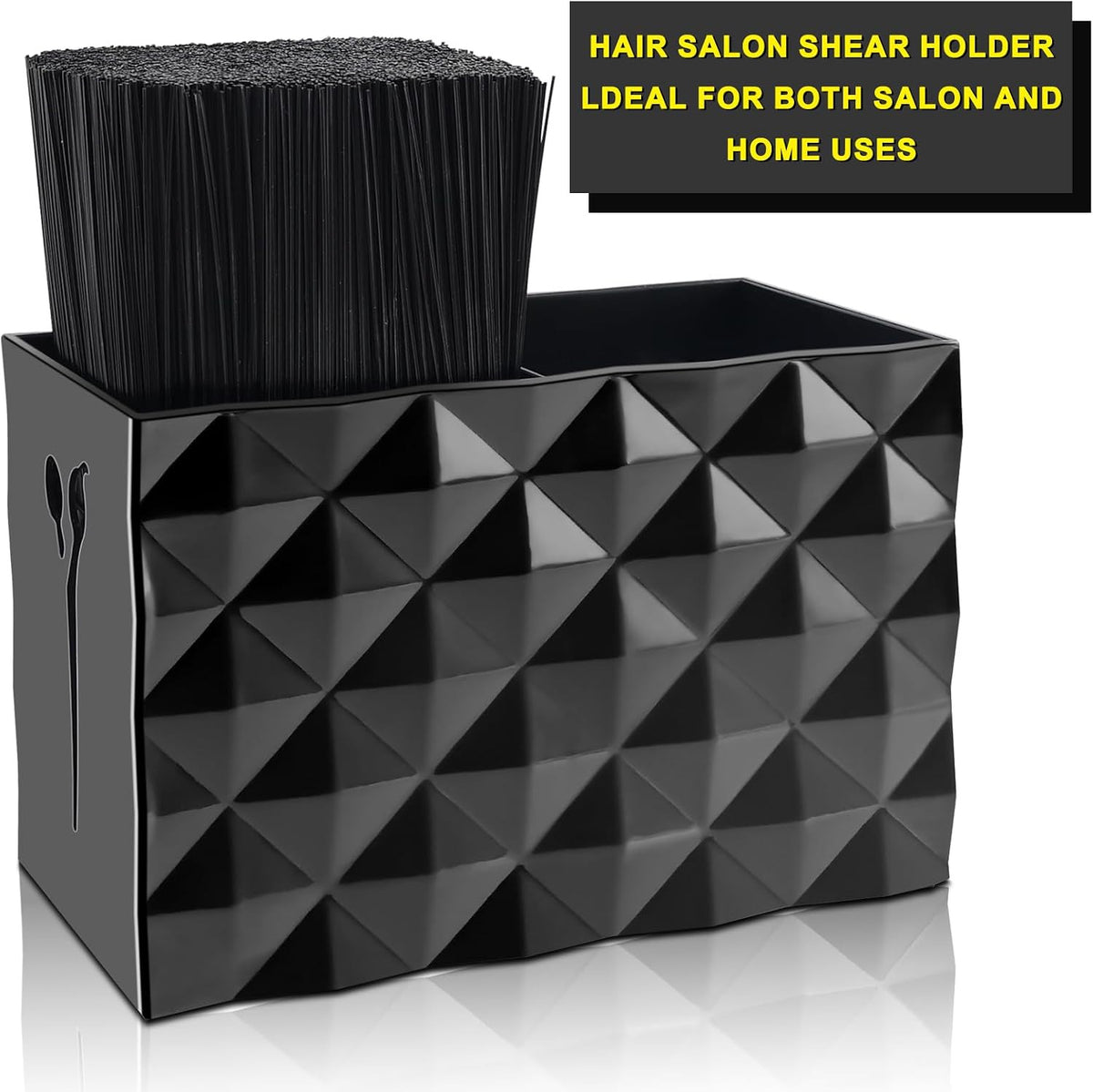Professional Barber Scissors Holder Box - Hairdressing Tool Organizer for Salons & Barbershop