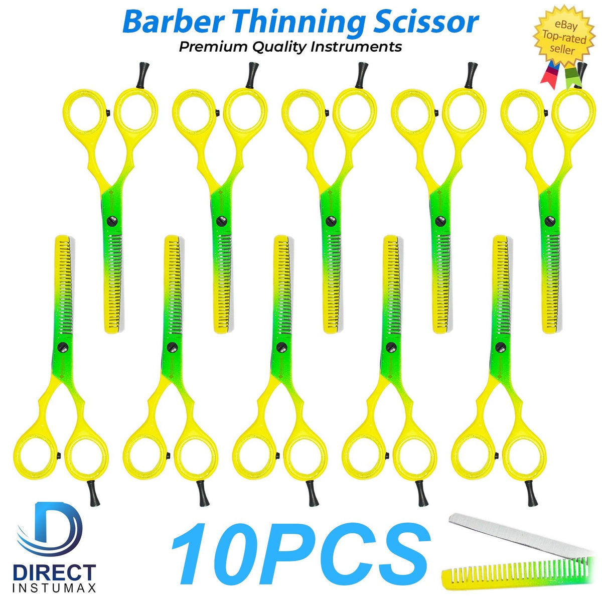 Professional Hair Cutting Thinning Scissors Set for Salon & Home Use