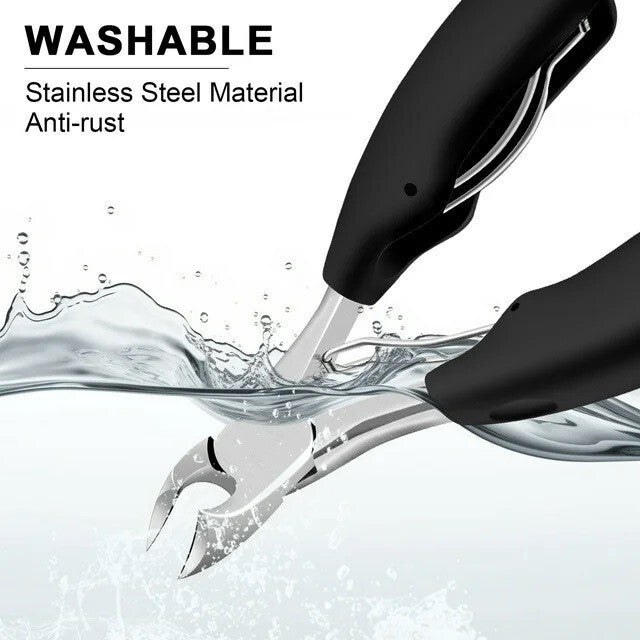 Heavy Duty Toenail Clippers for Thick and Ingrown Nails - Durable Stainless Steel