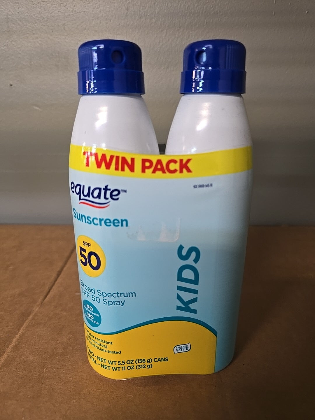 Kids SPF 50 Sunscreen Spray Twin Pack - 5.5 oz Each - Free Shipping