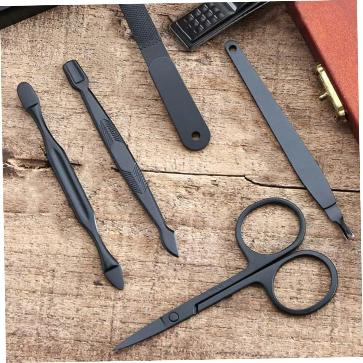 12-Piece Manicure and Pedicure Kit with Stainless Steel Nail Clippers and Tools