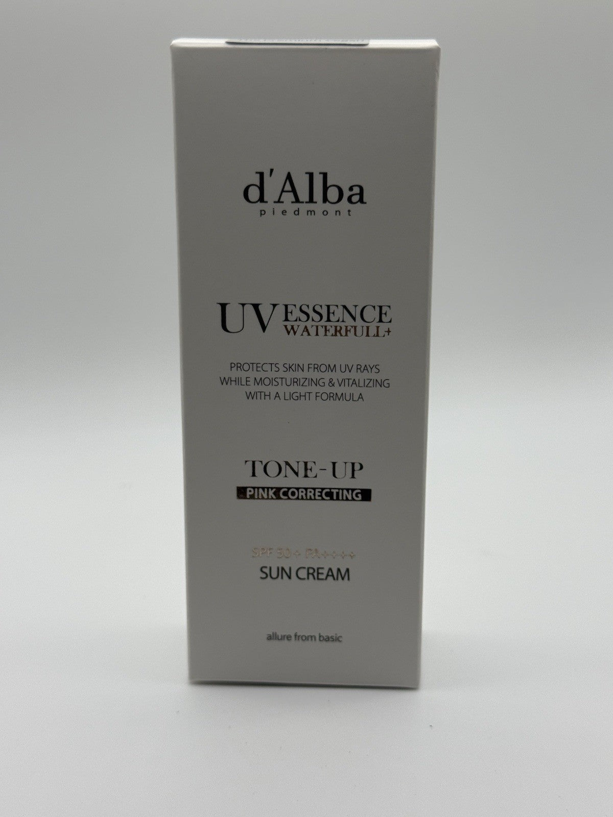 Waterproof Pink Tone-Up Sun Cream SPF50+ for Brightening & UV Protection - 50ml