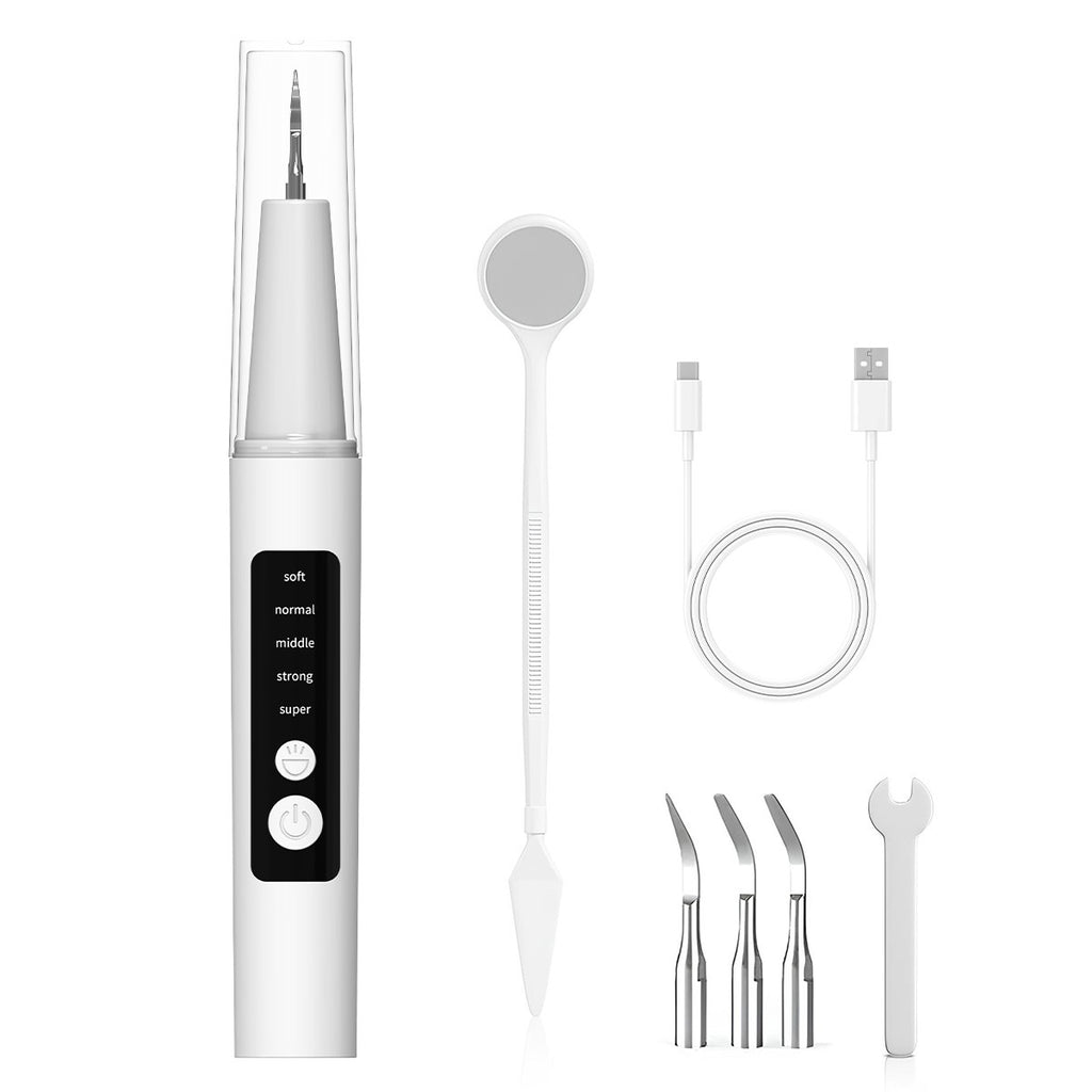 Ultrasonic Dental Tartar Remover Kit - Safe Painless Tooth Cleaner & Plaque Remover