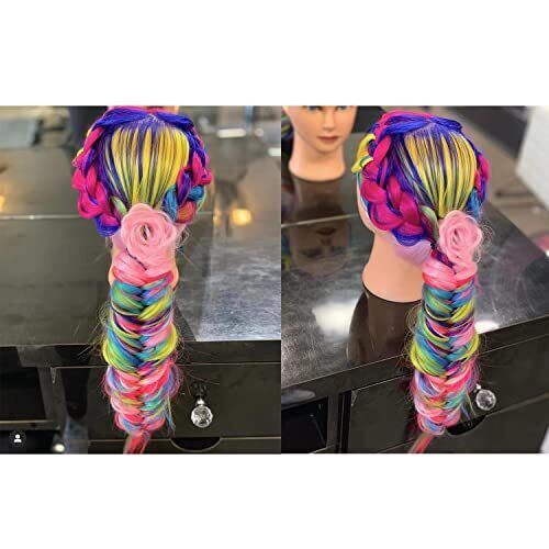 26-28 Inch Mannequin Head for Hair Styling Practice Cosmetology Doll