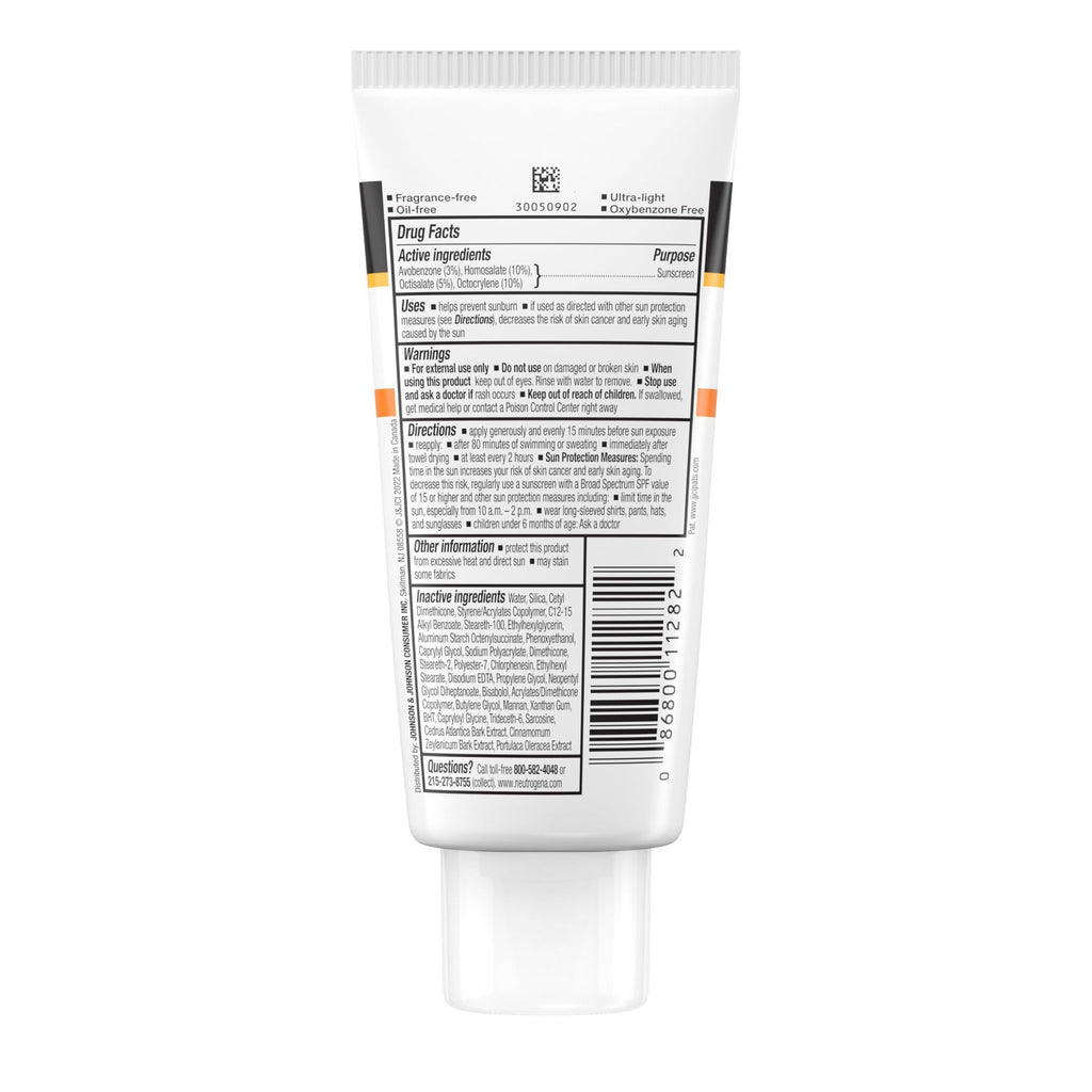 Broad Spectrum SPF 50 Sunscreen Lotion for Acne-Prone Skin - Water-Resistant, Oil-Free, Fragrance-Free, 3 oz