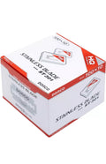 1000 Double Edge Razor Blades Platinum-Coated Stainless Steel - Universal Compatibility