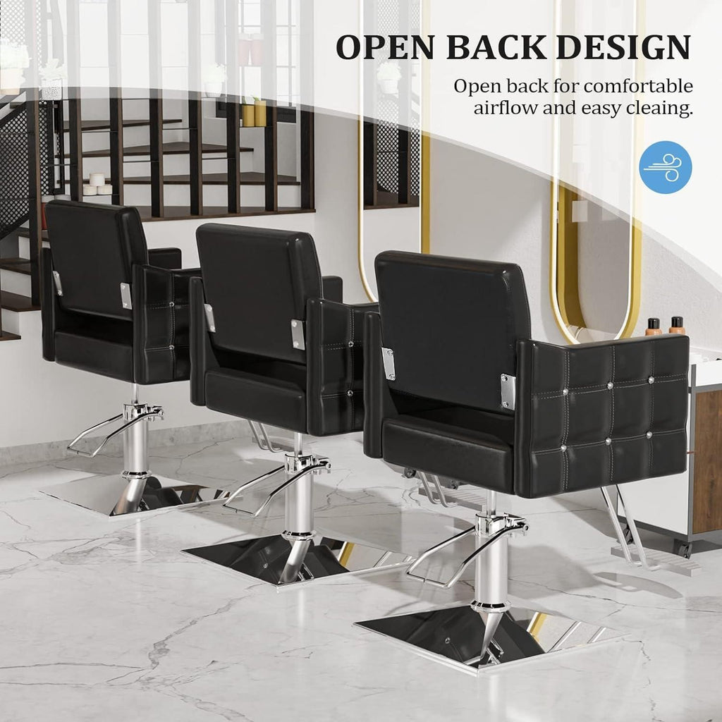 Heavy Duty Hydraulic Barber Chair for Salon and Barbershop