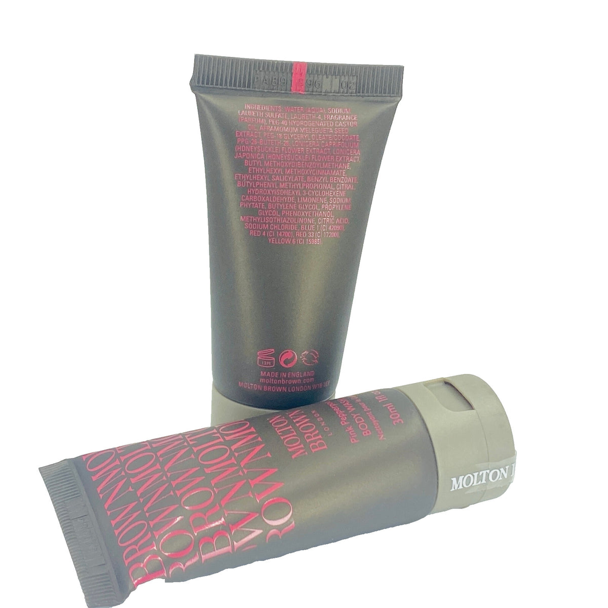 Pink Pepperpod Body Wash - 1 oz Travel Size, Fresh Fragrance