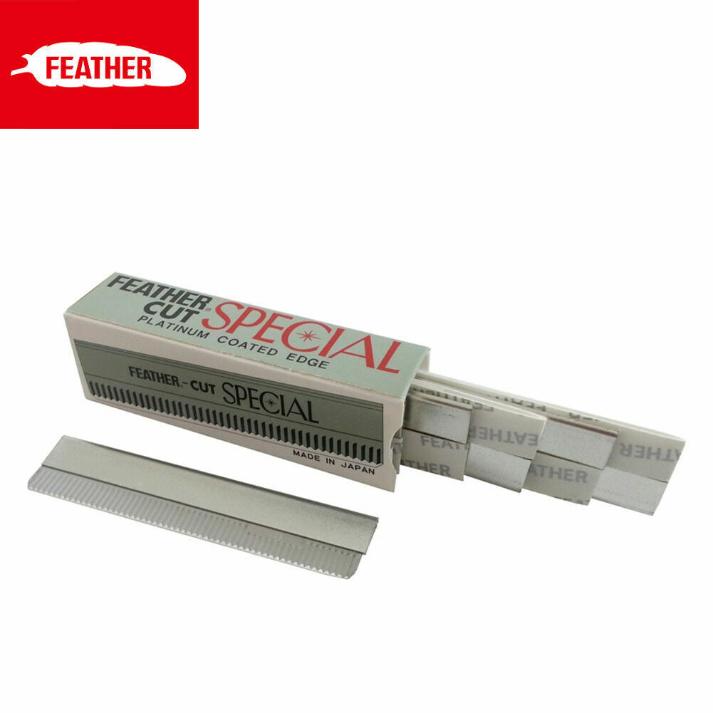 100PCS Feather Edge Razor Blades for Hair & Face Trimming Replacement Refills