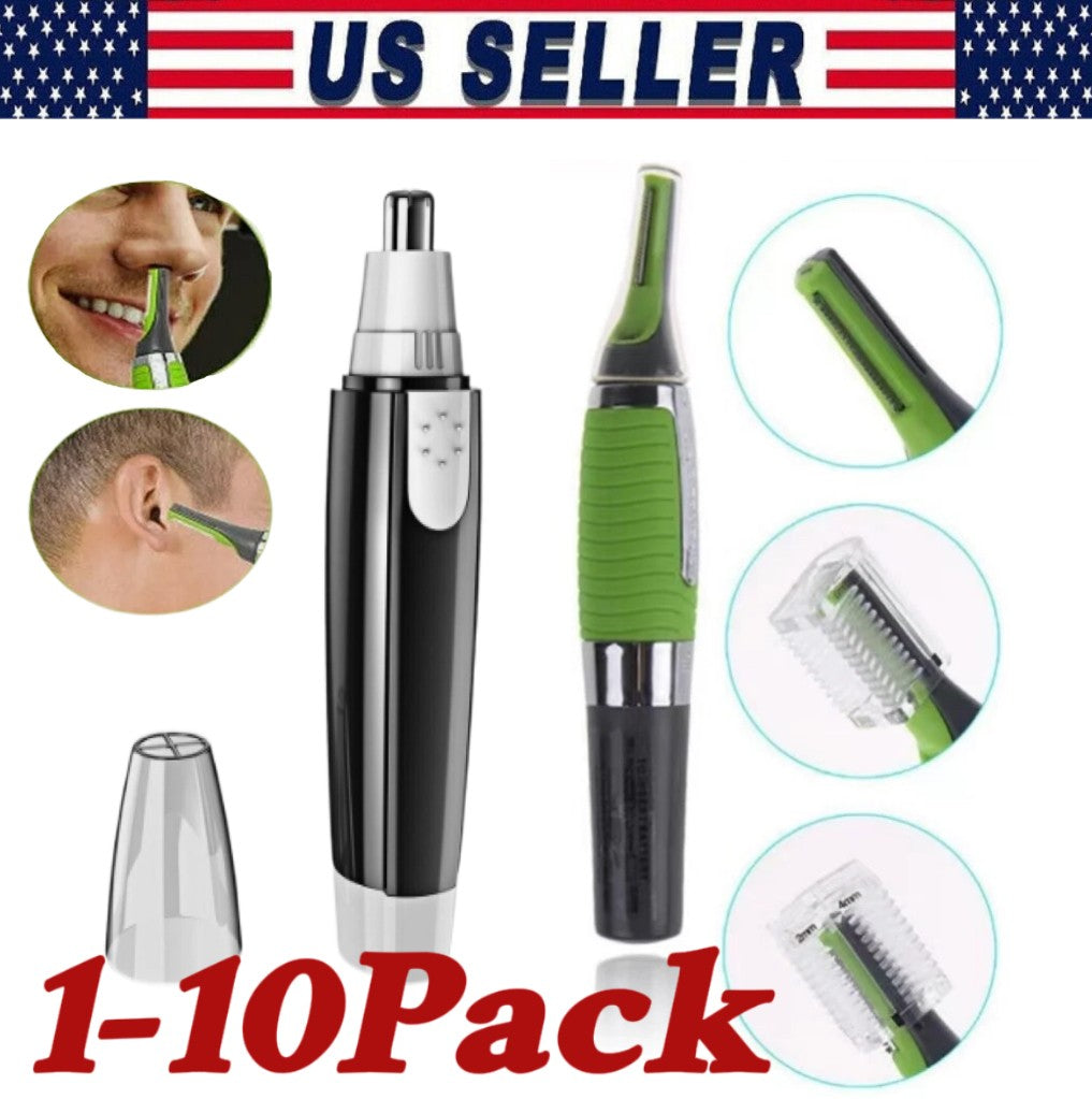 Men's Multi-Function Nose Ear Face & Beard Trimmer Kit - Rechargeable