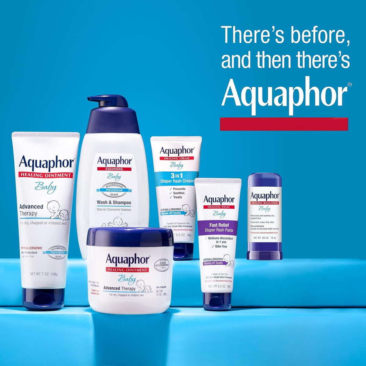 Aquaphor Baby Healing Balm Stick with Avocado Oil & Shea Butter 0.65 Oz
