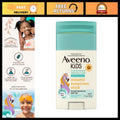 Kids Mineral Sunscreen Stick SPF 50 Water Resistant Sensitive Skin 1.5 oz