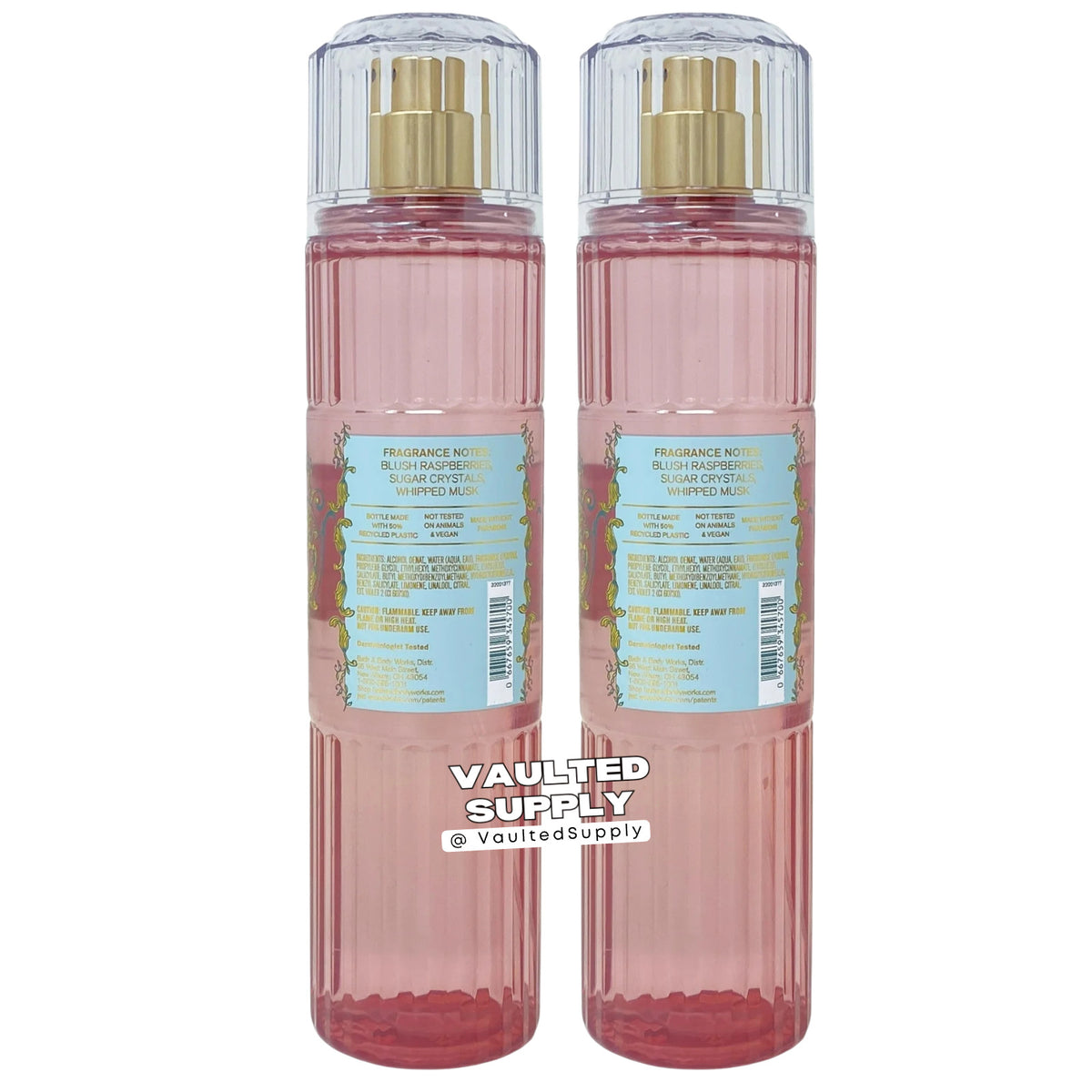 Bath & Body Works Sweetest Song Fragrance Body Mist 2-Pack - Fresh & Fruity Scent