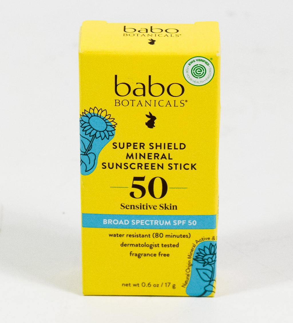 Mineral Sunscreen Stick SPF 50 for Sensitive Skin - Water Resistant 0.6oz (Pack of 2)