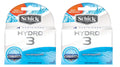 Schick Hydro 3 Razor Blade Refills - 8 Count, Compatible with Hydro 3