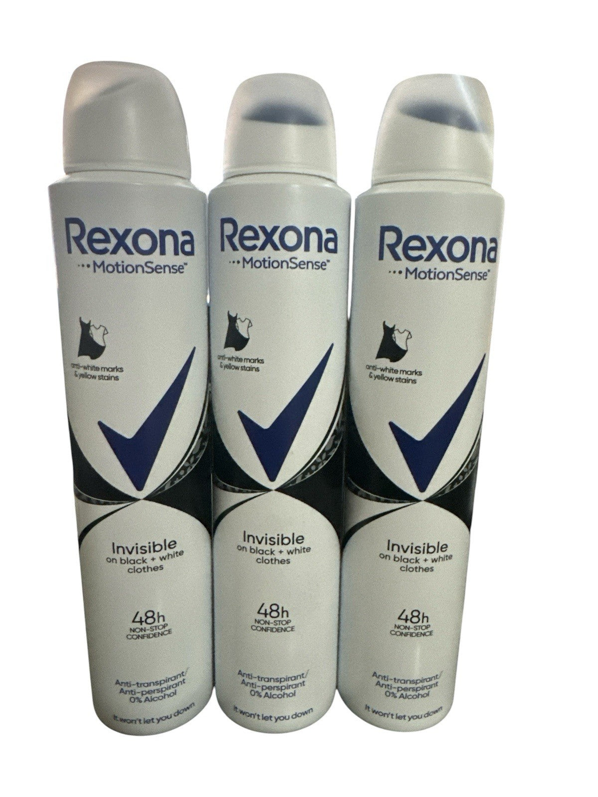 Rexona Active Protection Invisible 48H Deodorant Spray 200ml - Pack of 3