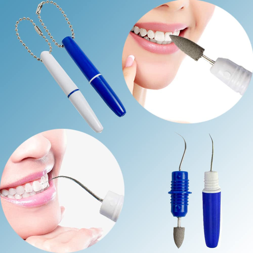 Portable Dental Picks and Stain Removers Set - Teeth Plaque and Tartar Removal Tool