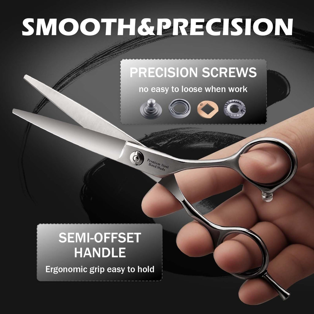 Professional Hair Cutting Scissors 6 Inch Japanese 440C Steel Razor Sharp