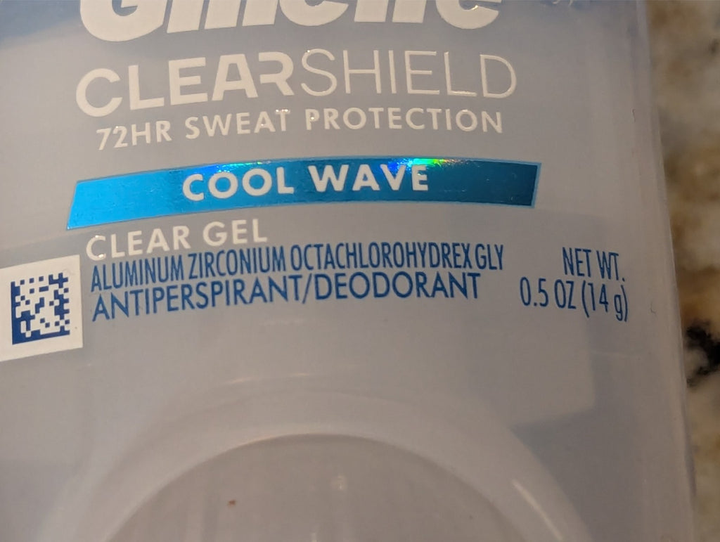 Gillette Cool Wave Mini Deodorant Travel Size 0.5oz Pack of 3