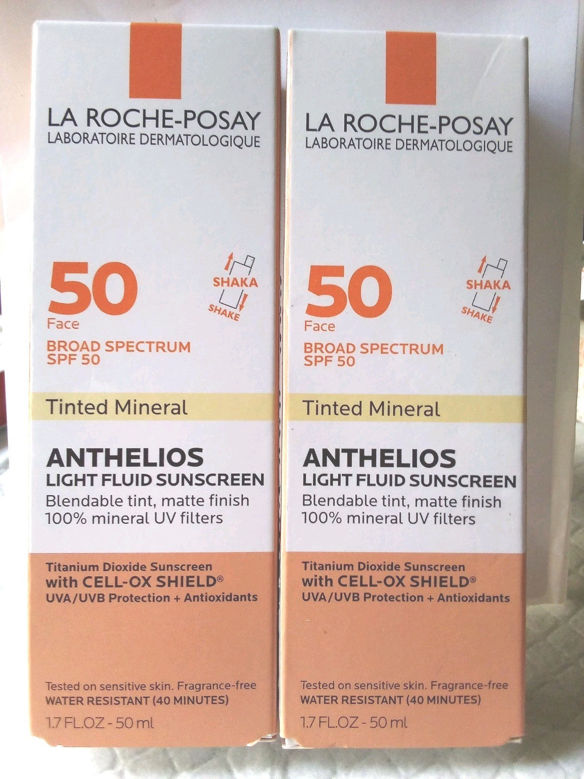 Tinted Mineral SPF 50 Sunscreen with Zinc - 1.7 oz 2-Pack
