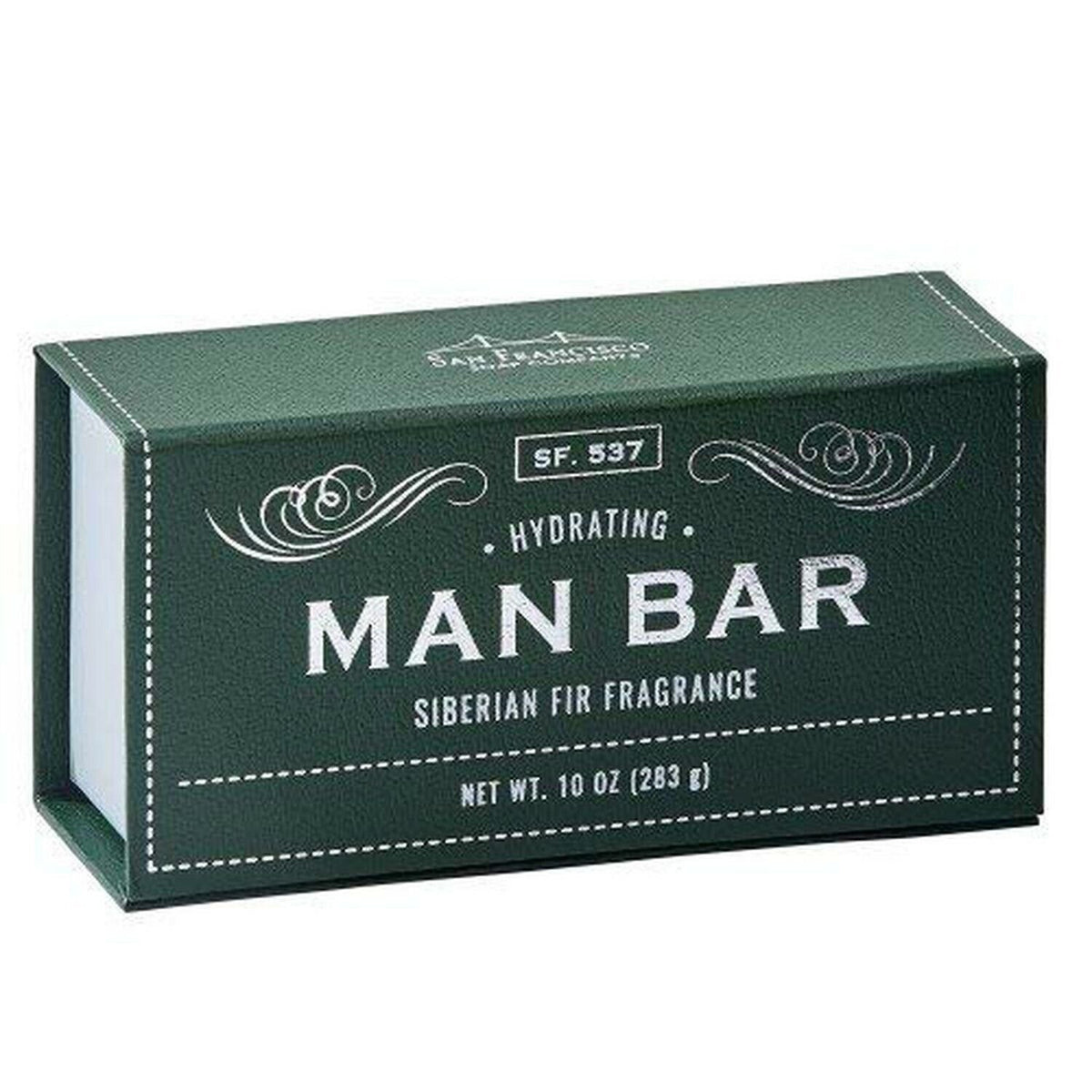 Hydrating Man Bar with Siberian Fir - Masculine Body Soap, 10 Oz