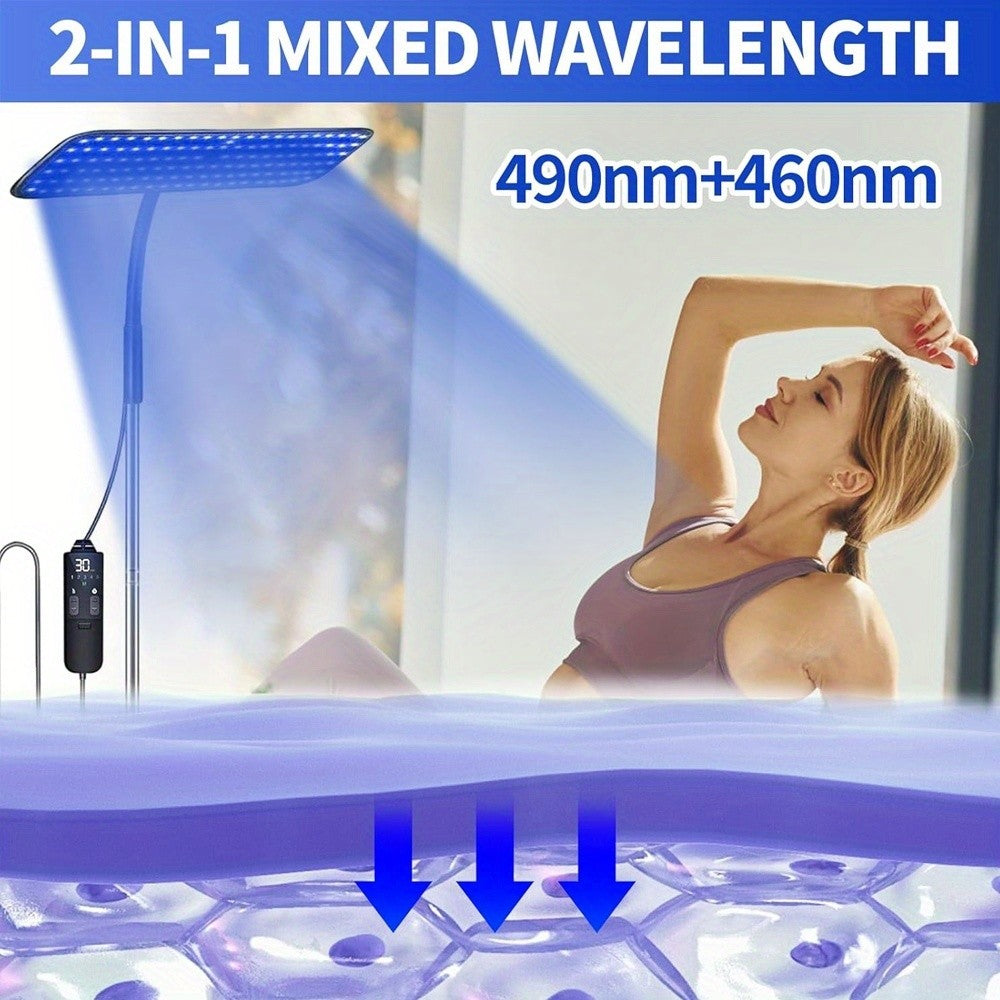 Adjustable UV Tanning Lamp for Skin & Facial Care - Full Body Therapy Light