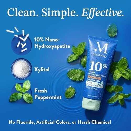 Nano Hydroxyapatite Toothpaste Fluoride-Free Whitening Dental Care