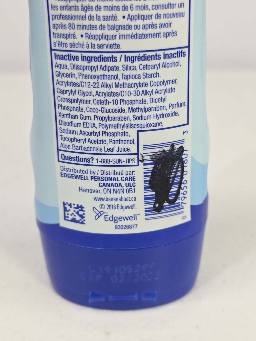 SPF 30+ Sunscreen Lotion for Dry Skin 180mL | Discontinued 2018