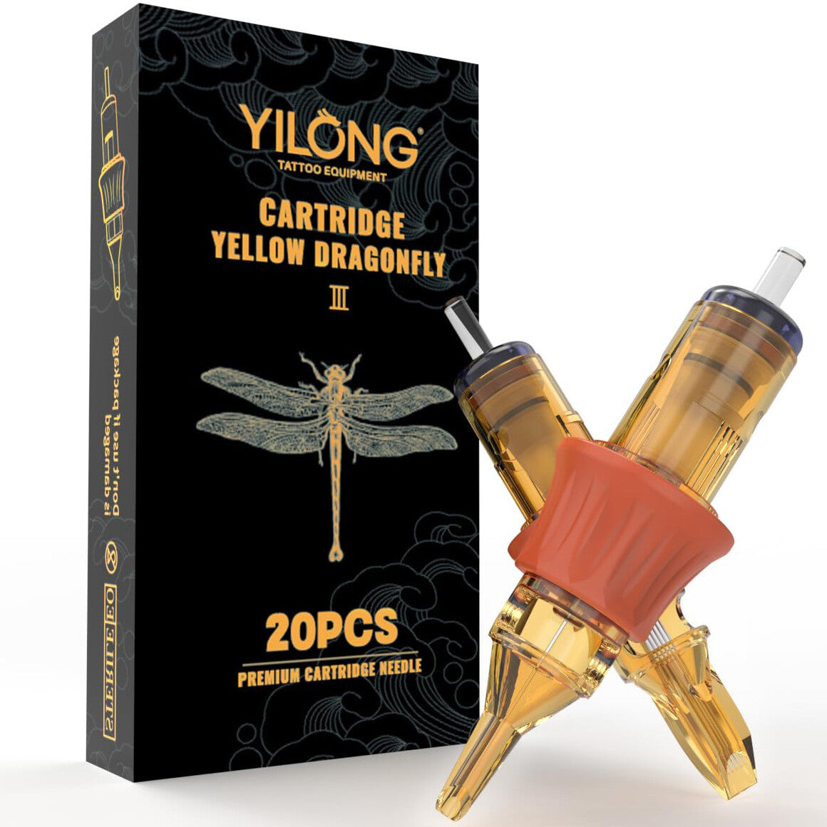 Tattoo Cartridge Needles Round Shader & Liner, 316L Stainless Steel 20Pcs per Box