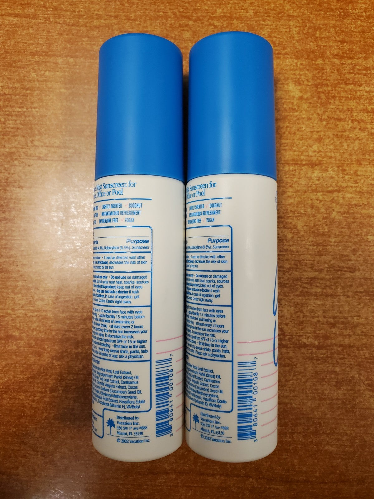 SPF 50 Face Mist Sunscreen 2 Pack - Hydrating Spray for Daily Protection