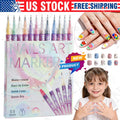 12-Color Nail Art Pen Set for DIY Drawing and Detailing