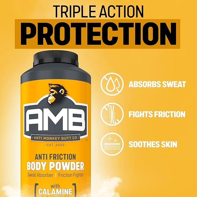 Anti-Chafing Body & Foot Powder 8oz | Soothes Skin & Odor Protection