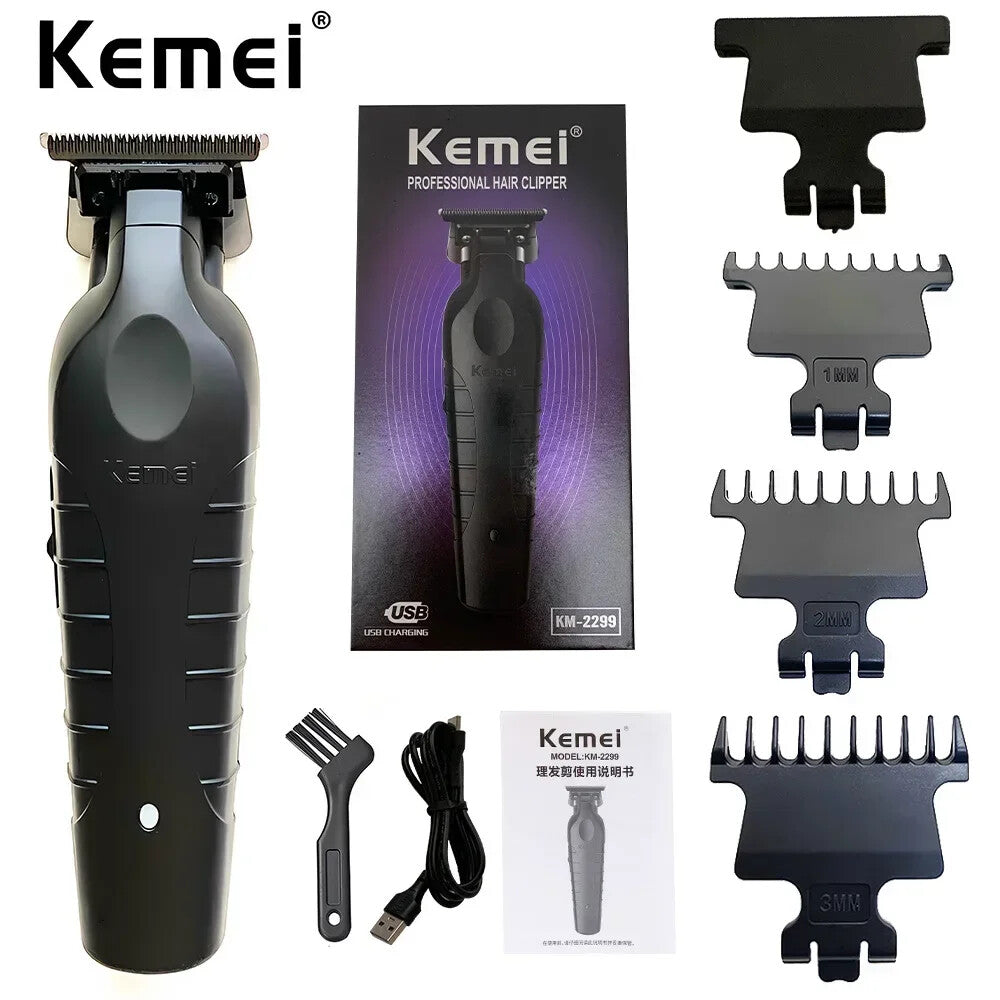 Cordless Electric Hair Trimmer Razor Clipper with USB Charging