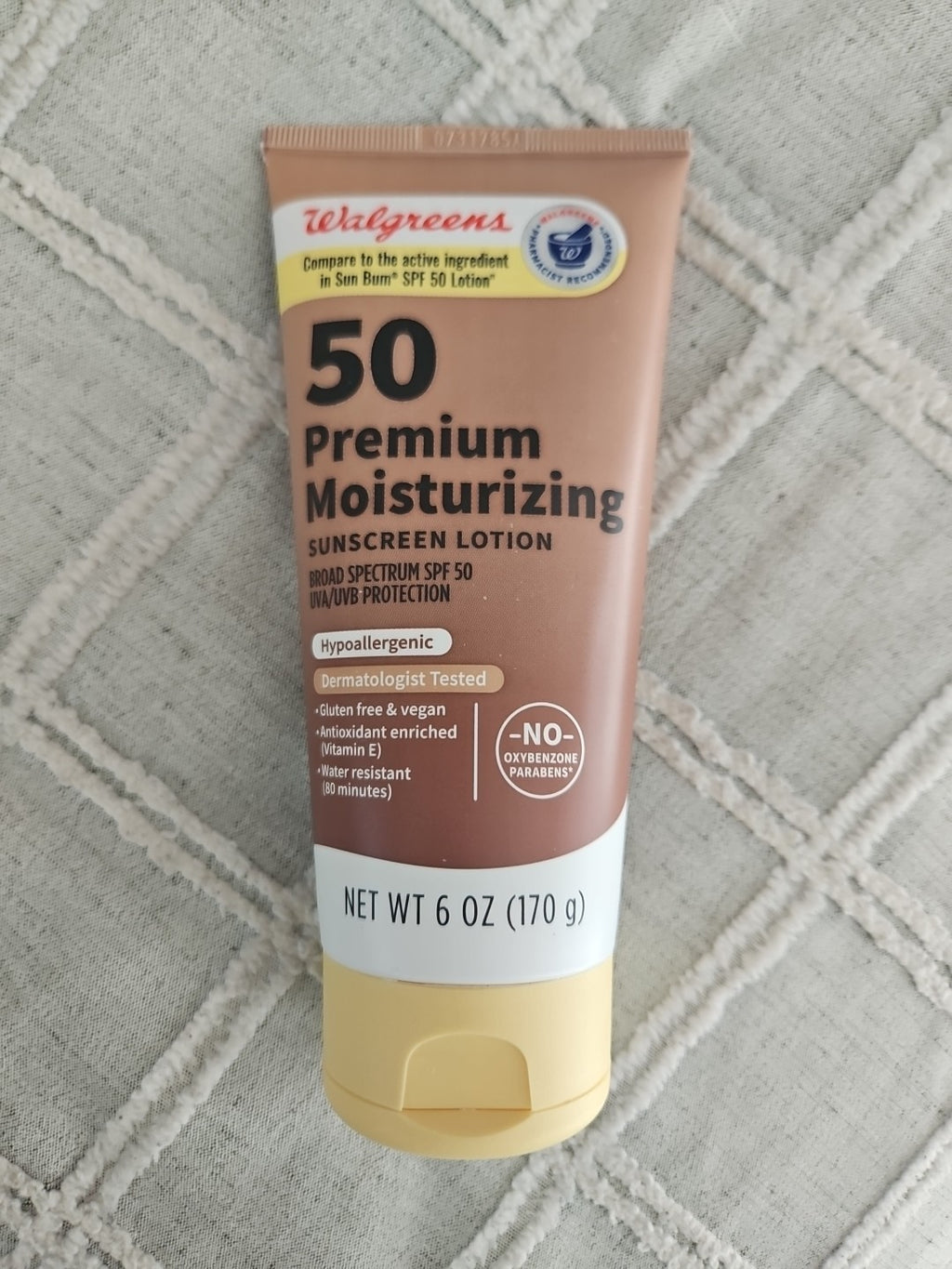 Hypoallergenic SPF 50 Moisturizing Sunscreen Spray - UVA UVB Protection, 6 oz