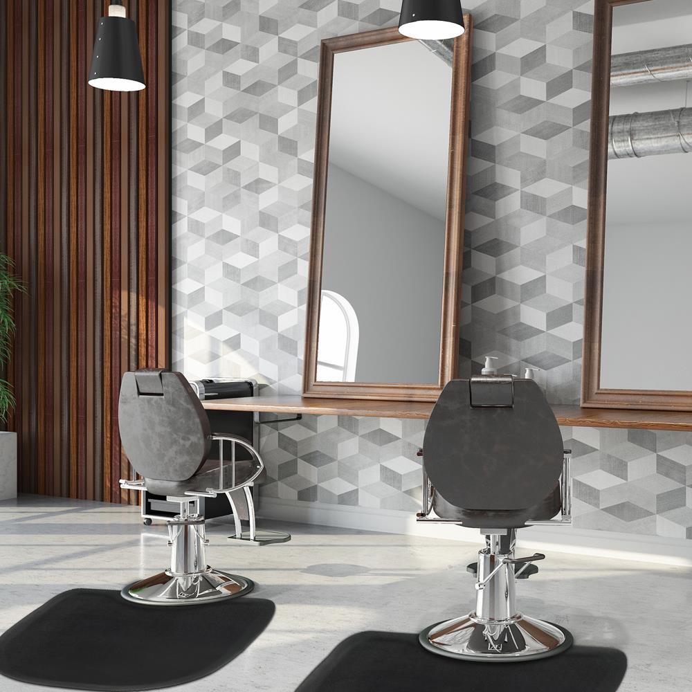 Anti-Fatigue Salon Floor Mat 3.5x3.5 Feet for Hair Stylist Standing Comfort